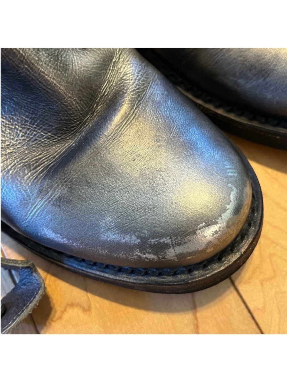 Frye Veronica Harness Silver Leather Ankle Boots size seven (7) - Picture 12 of 12